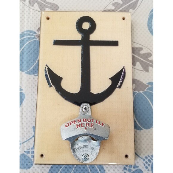 Anchor bottle opener signed sweet art attack ct - Picture 10 of 12